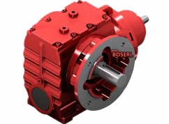 軸入法蘭軸出蝸輪蝸杆減速機SF係列