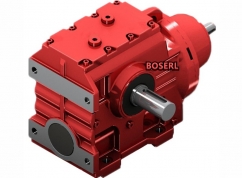軸入軸出蝸輪蝸杆減速機S係列