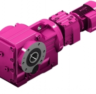 中孔輸出減速機安裝在輸送機載重28T噸如何選型？